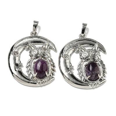 Natural Amethyst Pendants