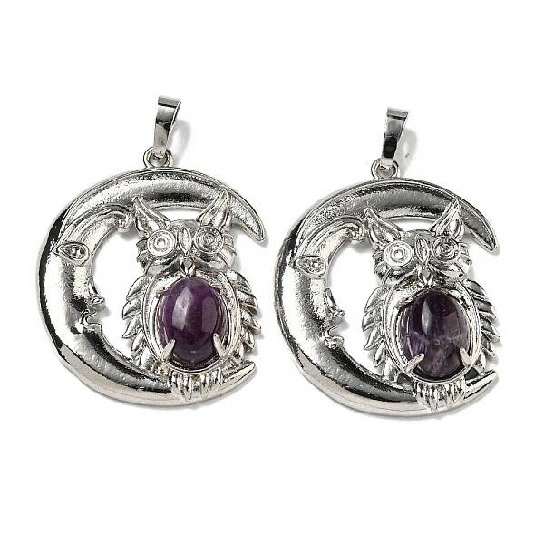 Natural Amethyst Pendants