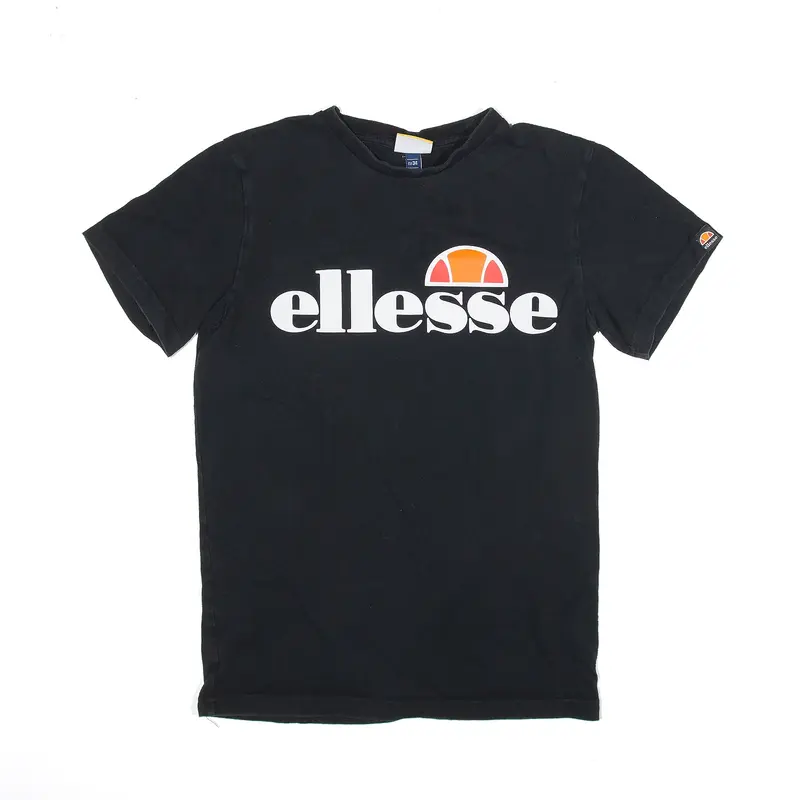 ELLESSE Sports Black Short Sleeve T-Shirt Womens XXS
