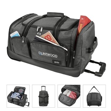 3 Custom Solo NY Leroy Rolling Duffel - Airline Compliant & 49L ...