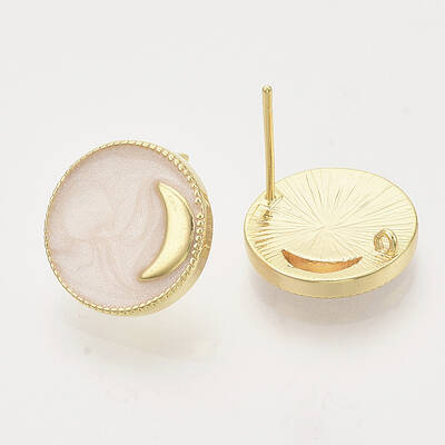 Brass Stud Earring Findings