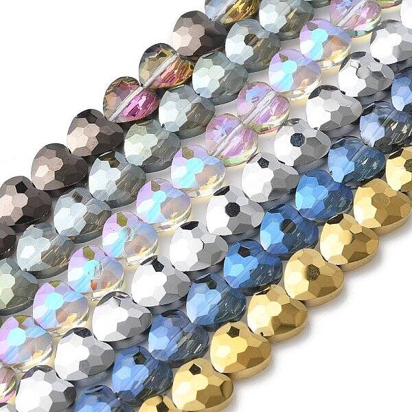 Electroplate Glass Beads Strands