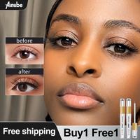Ainube Lash Growth Serum – Plant-Based Formula for Naturally Longer, Fuller Lashes | Dual Tube Set (3ml x 2) | Nourishing, ...