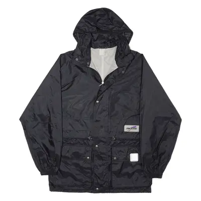 FELICITA ACTIVEWEAR Rain Jacket Black 90s Mens M