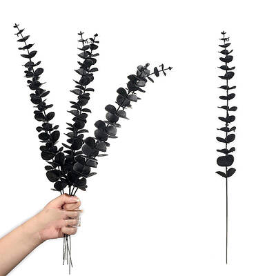 Plastic Artificial Eucalyptus Leaves