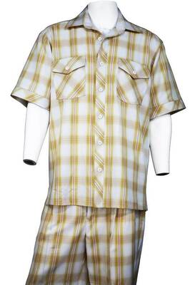 Mens White & Yellow Sleping Suits