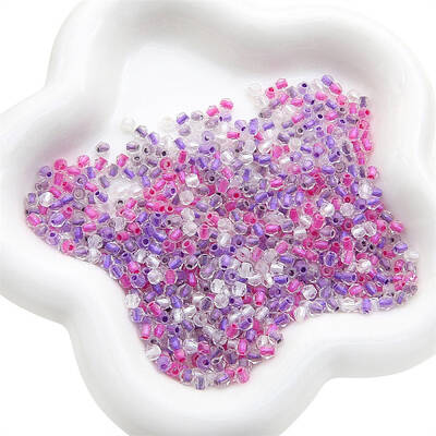 100Pcs Transparent Glass Beads