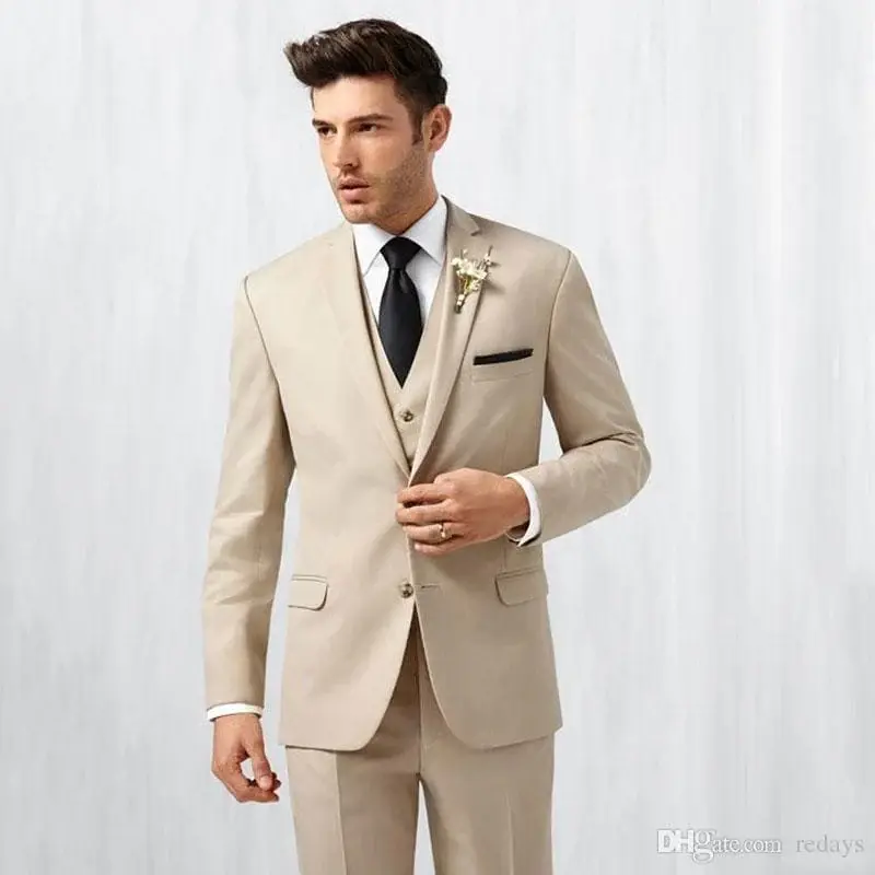 Champagne Groomsmen Suits