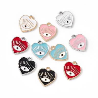 Alloy Enamel Pendants