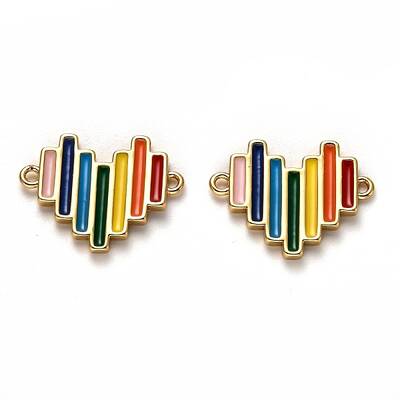 Brass Enamel Links Connectors