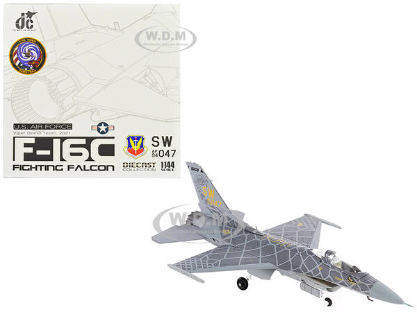 Lockheed Martin F-16C Fighting Falcon Fighter Aircraft Viper Demo Team (2021) United States Air Force 1/144 Diecast Model by ...