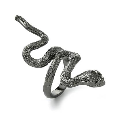 Snake Alloy Wrap Open Cuff Rings