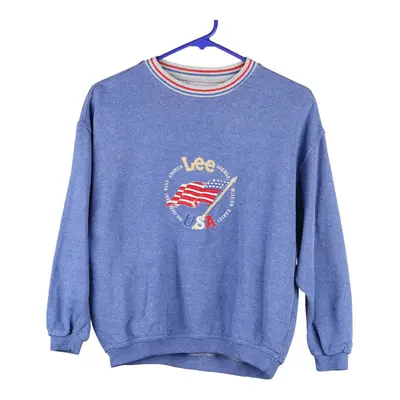 Age 12 Lee Sweatshirt - XL Blue Cotton