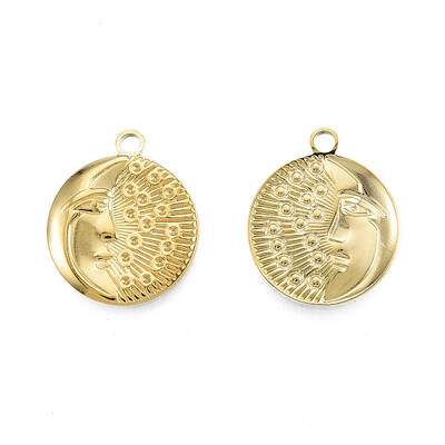 Ion Plating(IP) 201 Stainless Steel Pendants