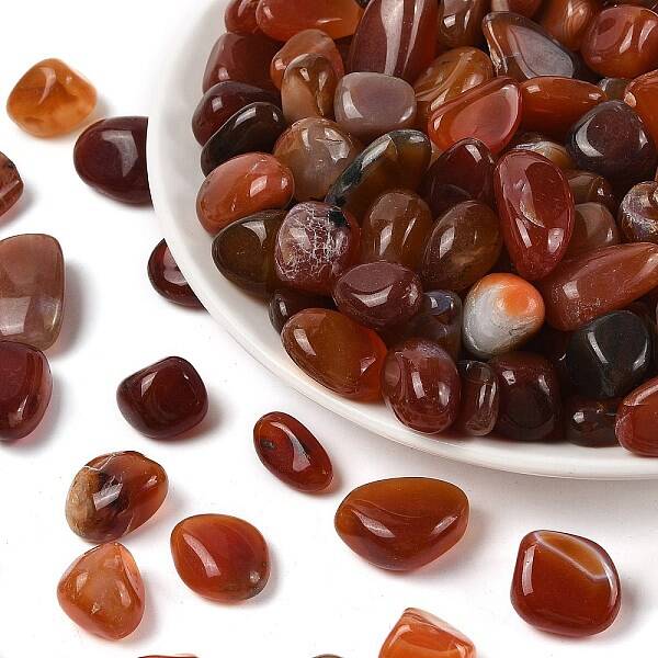 Dyed & Heated Natural Agate Beads