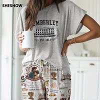 SHESHOW Pride And Prejudice Pemberley Casual Pajama Set For Women