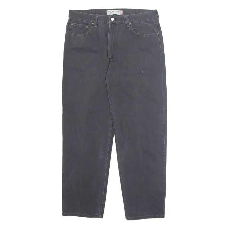 LEVI'S 511 BIG E Jeans Mens Grey Slim Straight Stone Wash W38 L32