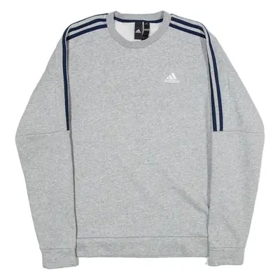 ADIDAS Mens Sweatshirt Grey S