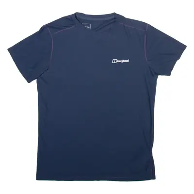 BERGHAUS Mens T-Shirt Blue S