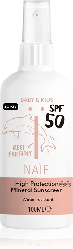 Naif Baby & Kids Mineral Sunscreen SPF 50 100ml