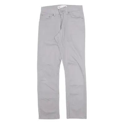 LEVI'S 511 Trousers Grey Slim Straight Boys W27 L27