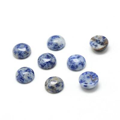 Natural Blue Spot Jasper Cabochons