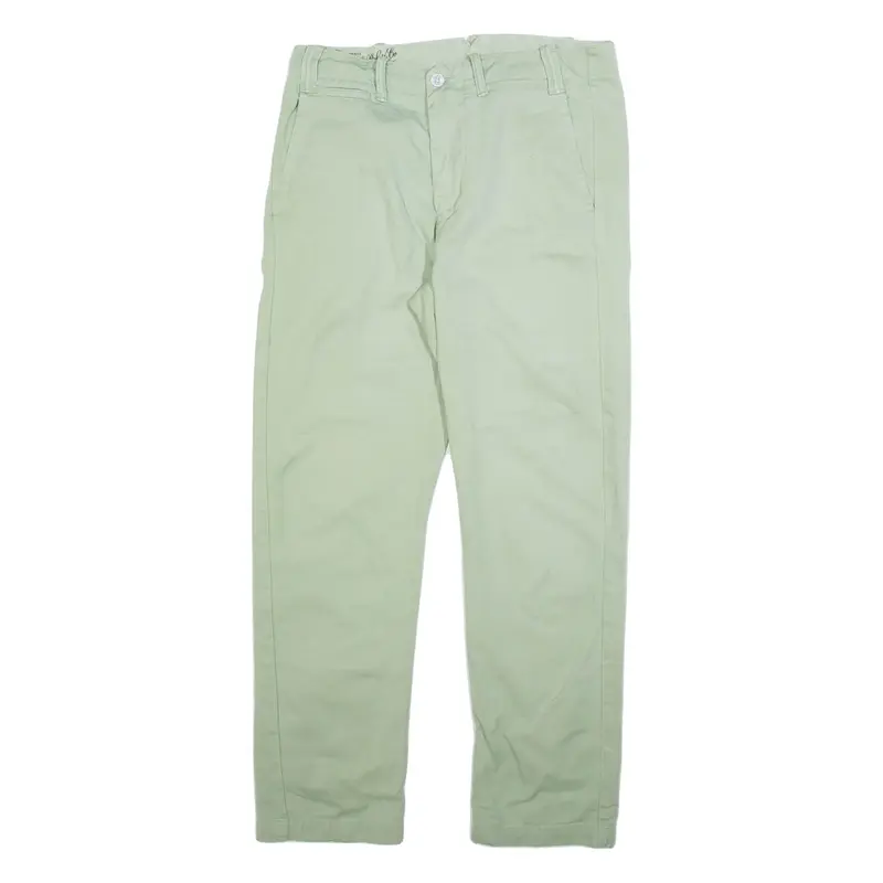 POLO RALPH LAUREN Mens Trousers Green Regular Straight W30 L29
