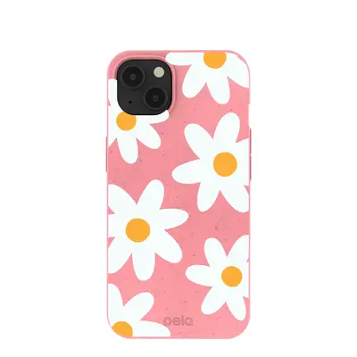 Bubblegum Pink Daisy iPhone 13 Case