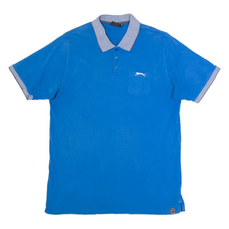 SLAZENGER Mens Polo Shirt Blue XL