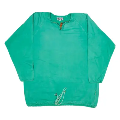 STACCATO Sweatshirt Green 1/4 Zip Womens L
