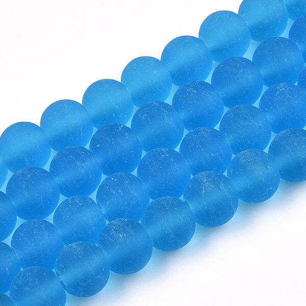 Transparent Glass Beads Strands