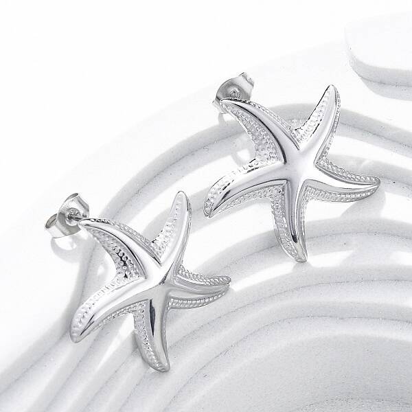 304 Stainless Steel Stud Earrings for Women