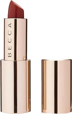 Becca, Ultimate, Avocado Oil, Satin Finish, Cream Lipstick, Burgundy, 3.3g
