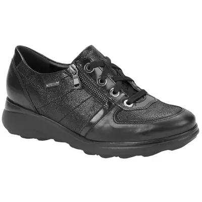 Mephisto Jill Leather Women's Lace Up Shoes - Black - Size:US 8.5 Women
