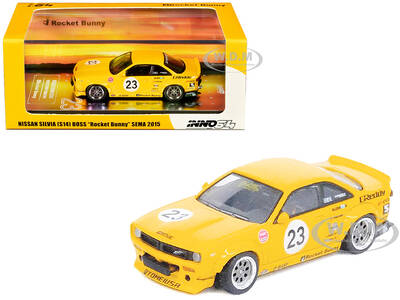 Nissan Silvia (S14) Boss RHD (Right Hand Drive) 23 Yellow \