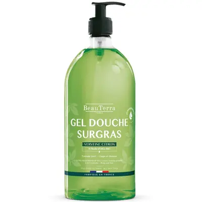 BeauTerra Surgras Shower Gel - Lemon Verbena 1L