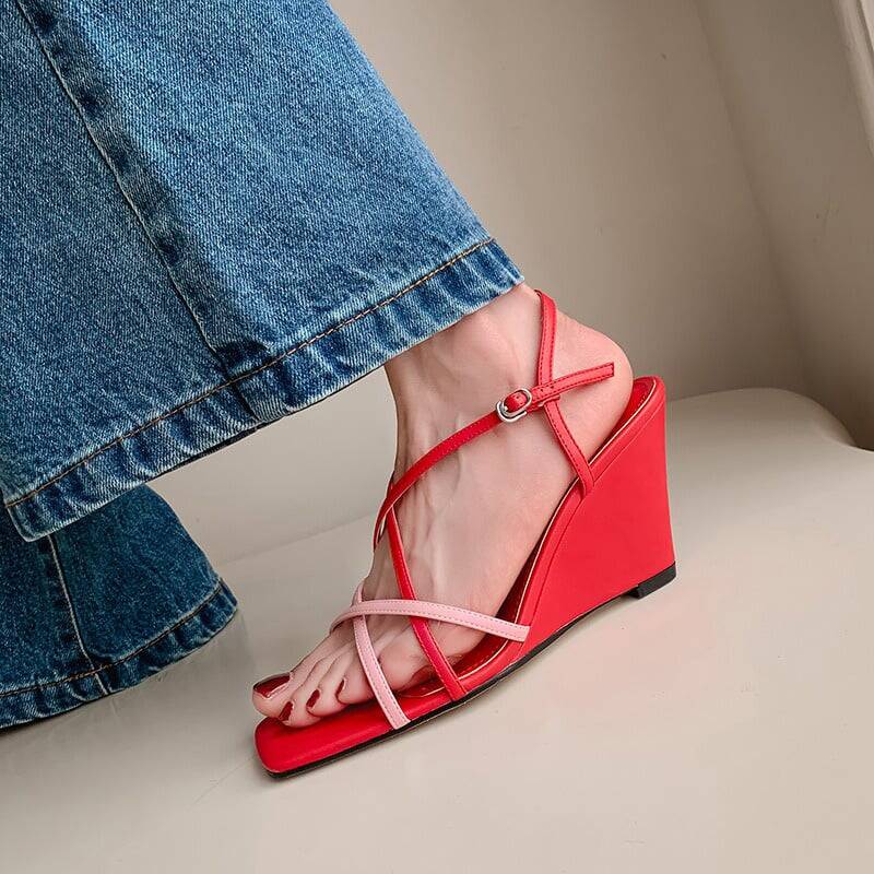 CHIKO Taytum Open Toe Wedge Wedges Sandals