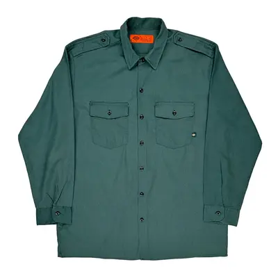 Dickies Shirt - Large Green Polyester Blend