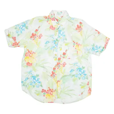 JACQUES FATH Womens Shirt White Floral M
