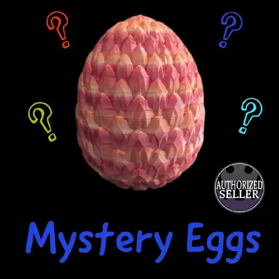 3D Printed-Mystery Dragon Egg- with Baby Dragon