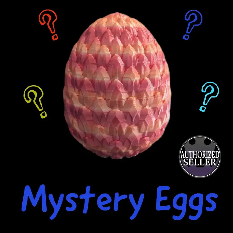 3D Printed-Mystery Dragon Egg- with Baby Dragon