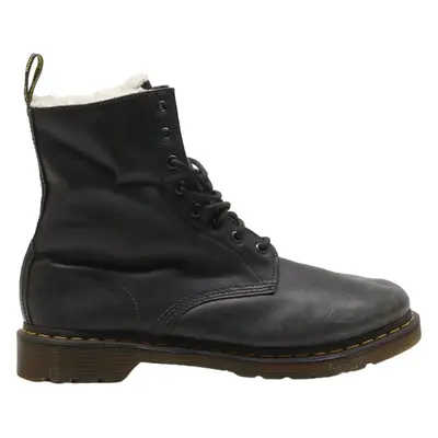 DR MARTENS Serena Lace-Up Boots Black Leather Womens UK 9