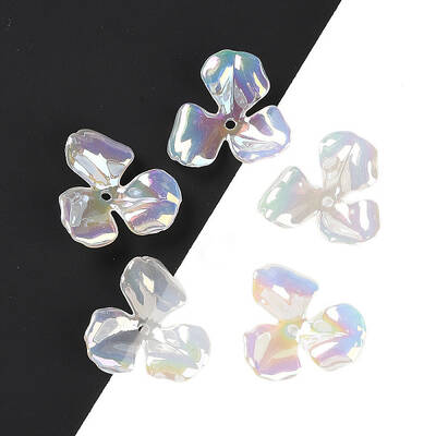 UV Plating Acrylic Beads Caps