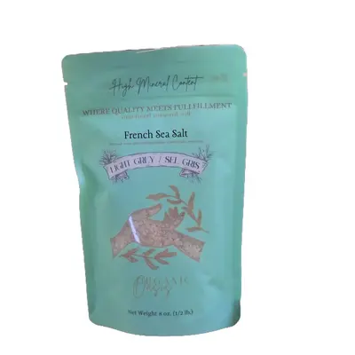 Organic Oasis French Sea Salt - High Mineral Salt - Hydration  -  Organic Natural - Mineral Sea Salt - Flavor Savory - Health...