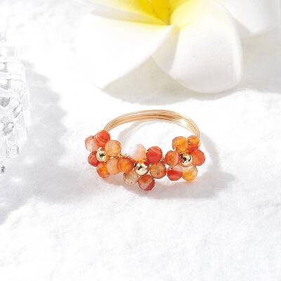 Natural Carnelian Finger Rings