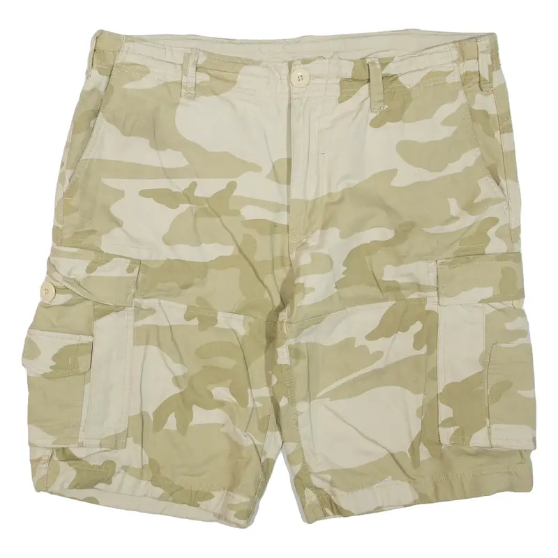 BRANDIT Mens Cargo Shorts Beige Camouflage 4XL W42