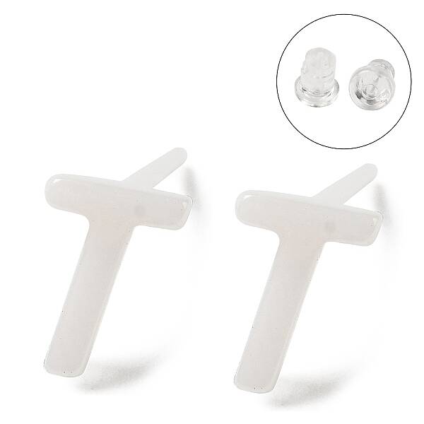 Hypoallergenic Bioceramics Zirconia Ceramic Stud Earrings