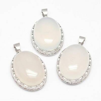 Natural Agate Pendants