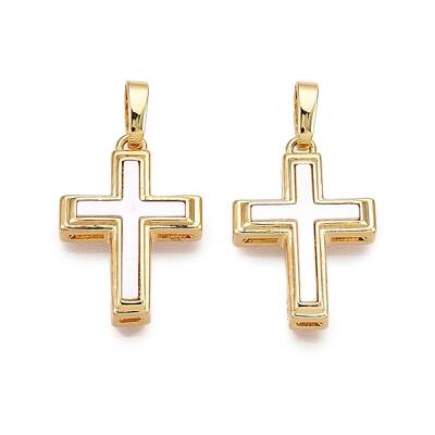 Brass & Shell Pendants