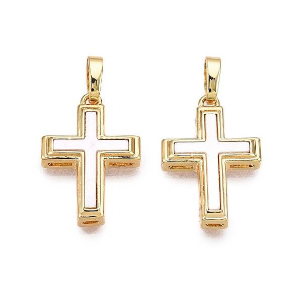 Brass & Shell Pendants